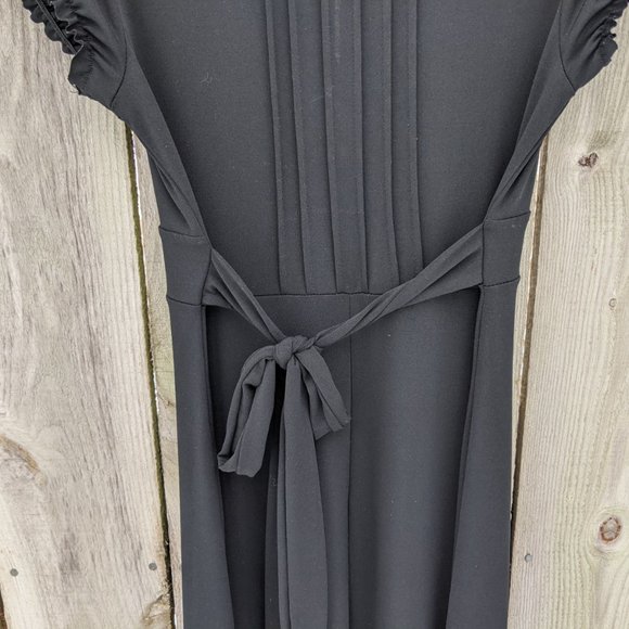 Merona Black Stretch Knit Knee-Length Dress - Picture 7 of 13